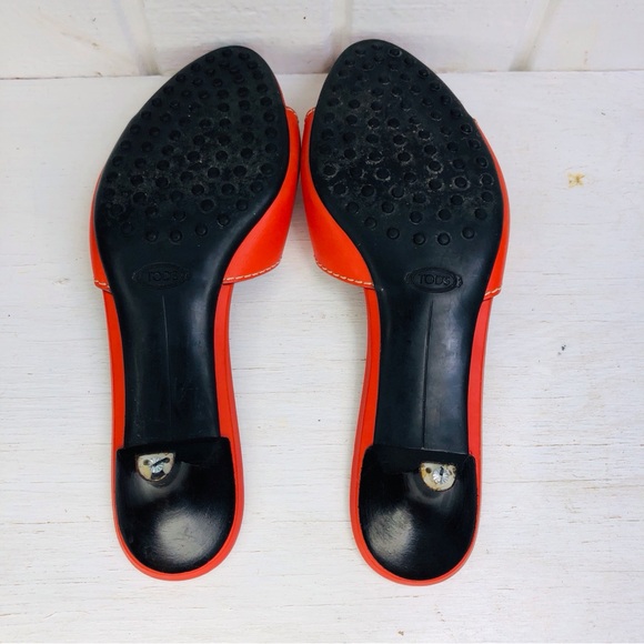 Tods Buckle Mules Kitten Heels Need Repair Millennial Y2K - Picture 8 of 12